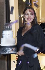 IRINA SHAYK at Intimissimi 20th Years Anniversary Photocall in Madrid 11/17/2016