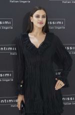 IRINA SHAYK at Intimissimi 20th Years Anniversary Photocall in Madrid 11/17/2016