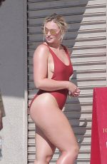 ISKRA LAWRENCE in Bikini on the Set of a Photoshoot in Venice Beach 11/02/2016