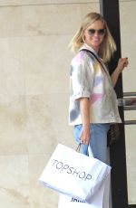 JANUARY JONES Shopping at The Grove in Los Angeles 11/19/2016