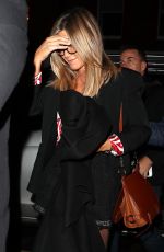 JENNIFER ANISTON at Chiltern Firehouse in London 11/21/2016