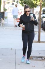 JENNIFER GARNER in Tights Out in Los Angeles 11/07/2016