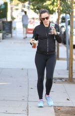 JENNIFER GARNER in Tights Out in Los Angeles 11/07/2016