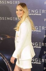 JENNIFER LAWRENCE at Passengers Photocall in Madrid 11/30/2016