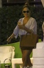 JENNIFER LOPEZ Leaves a Spa in Miami 11/28/2016