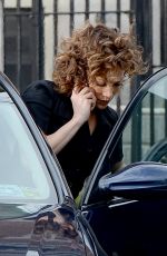 JENNIFER LOPEZ on the Set of 