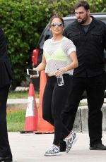 JENNIFER LOPEZ Passes Thru Security Check 10/29/2016