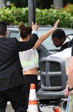 JENNIFER LOPEZ Passes Thru Security Check 10/29/2016