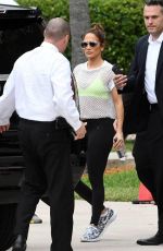 JENNIFER LOPEZ Passes Thru Security Check 10/29/2016