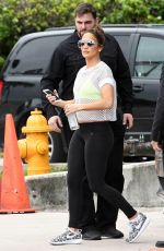 JENNIFER LOPEZ Passes Thru Security Check 10/29/2016