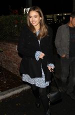 JESSICA ALBA at Delilah Club in West Hollywood 11/26/2016