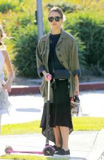 JESSICA ALBA Out at a Park in Los Angeles 11/25/2016