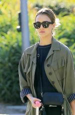 JESSICA ALBA Out at a Park in Los Angeles 11/25/2016