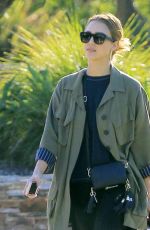 JESSICA ALBA Out at a Park in Los Angeles 11/25/2016