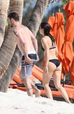 JESSICA BIEL in Bikini at a Beach Caribbean 11/09/2016