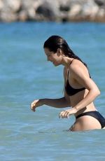 JESSICA BIEL in Bikini at a Beach Caribbean 11/09/2016