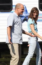 JESSICA BIEL on the Set of 