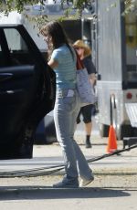 JESSICA BIEL on the Set of 