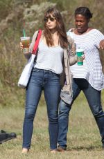 JESSICA BIEL on the Set of 
