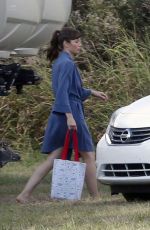 JESSICA BIEL on the Set of 