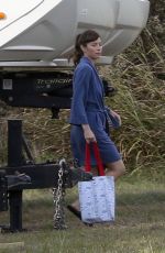 JESSICA BIEL on the Set of 