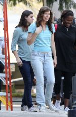 JESSICA BIEL on the Set of 