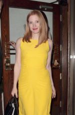 JESSICA CHASTAIN Leaves Madeo Restaurant in Los Angeles 11/04/2016