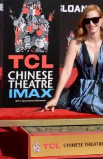 JESSICA CHASTAN at Handprints and Footprints Ceremony at TCL Chinese Theatre in Hollywood 11/03/2016