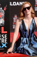 JESSICA CHASTAN at Handprints and Footprints Ceremony at TCL Chinese Theatre in Hollywood 11/03/2016