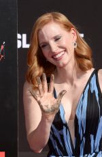 JESSICA CHASTAN at Handprints and Footprints Ceremony at TCL Chinese Theatre in Hollywood 11/03/2016