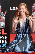 JESSICA CHASTAN at Handprints and Footprints Ceremony at TCL Chinese Theatre in Hollywood 11/03/2016