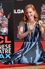 JESSICA CHASTAN at Handprints and Footprints Ceremony at TCL Chinese Theatre in Hollywood 11/03/2016