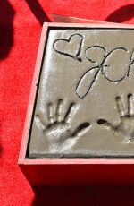 JESSICA CHASTAN at Handprints and Footprints Ceremony at TCL Chinese Theatre in Hollywood 11/03/2016