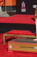 JESSICA CHASTAN at Handprints and Footprints Ceremony at TCL Chinese Theatre in Hollywood 11/03/2016