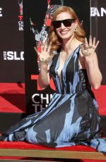 JESSICA CHASTAN at Handprints and Footprints Ceremony at TCL Chinese Theatre in Hollywood 11/03/2016