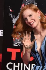 JESSICA CHASTAN at Handprints and Footprints Ceremony at TCL Chinese Theatre in Hollywood 11/03/2016