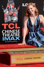 JESSICA CHASTAN at Handprints and Footprints Ceremony at TCL Chinese Theatre in Hollywood 11/03/2016