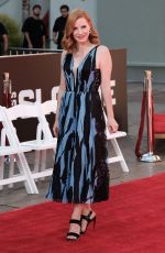 JESSICA CHASTAN at Handprints and Footprints Ceremony at TCL Chinese Theatre in Hollywood 11/03/2016