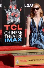 JESSICA CHASTAN at Handprints and Footprints Ceremony at TCL Chinese Theatre in Hollywood 11/03/2016