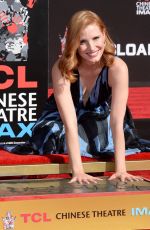 JESSICA CHASTAN at Handprints and Footprints Ceremony at TCL Chinese Theatre in Hollywood 11/03/2016
