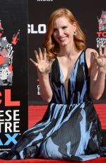 JESSICA CHASTAN at Handprints and Footprints Ceremony at TCL Chinese Theatre in Hollywood 11/03/2016