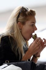 JESSICA HART Out for Breakfast at Cali Press Juice Bar in Bondi Beach 11/09/2016