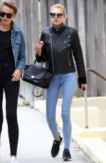 JESSICA HART Out for Breakfast at Cali Press Juice Bar in Bondi Beach 11/09/2016