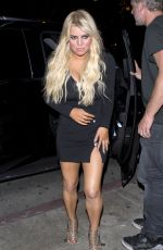 JESSICA SIMPSON at Serfina Restaurant in West Hollywood 11/04/2016