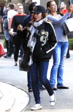 JOAN COLLINS Shoping at The Grove in Los Angeles 11/23/2016