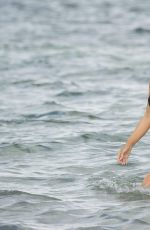 JOANNA KRUPA in Bikini on the Beach in Miami 11/23/2016