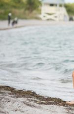 JOANNA KRUPA in Bikini on the Beach in Miami 11/23/2016