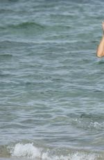 JOANNA KRUPA in Bikini on the Beach in Miami 11/23/2016
