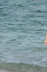 JOANNA KRUPA in Bikini on the Beach in Miami 11/23/2016