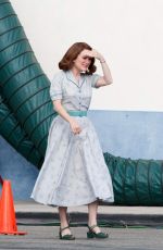 JULIANNE MOORE on the Set of 